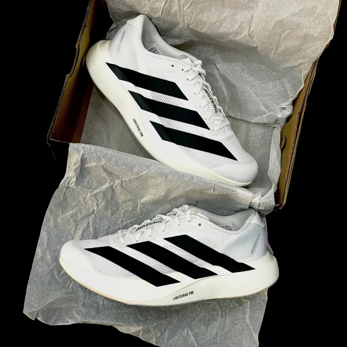 Giày chạy bộ Adidas Adizero Evo SL White JH6206 — ảnh 2
