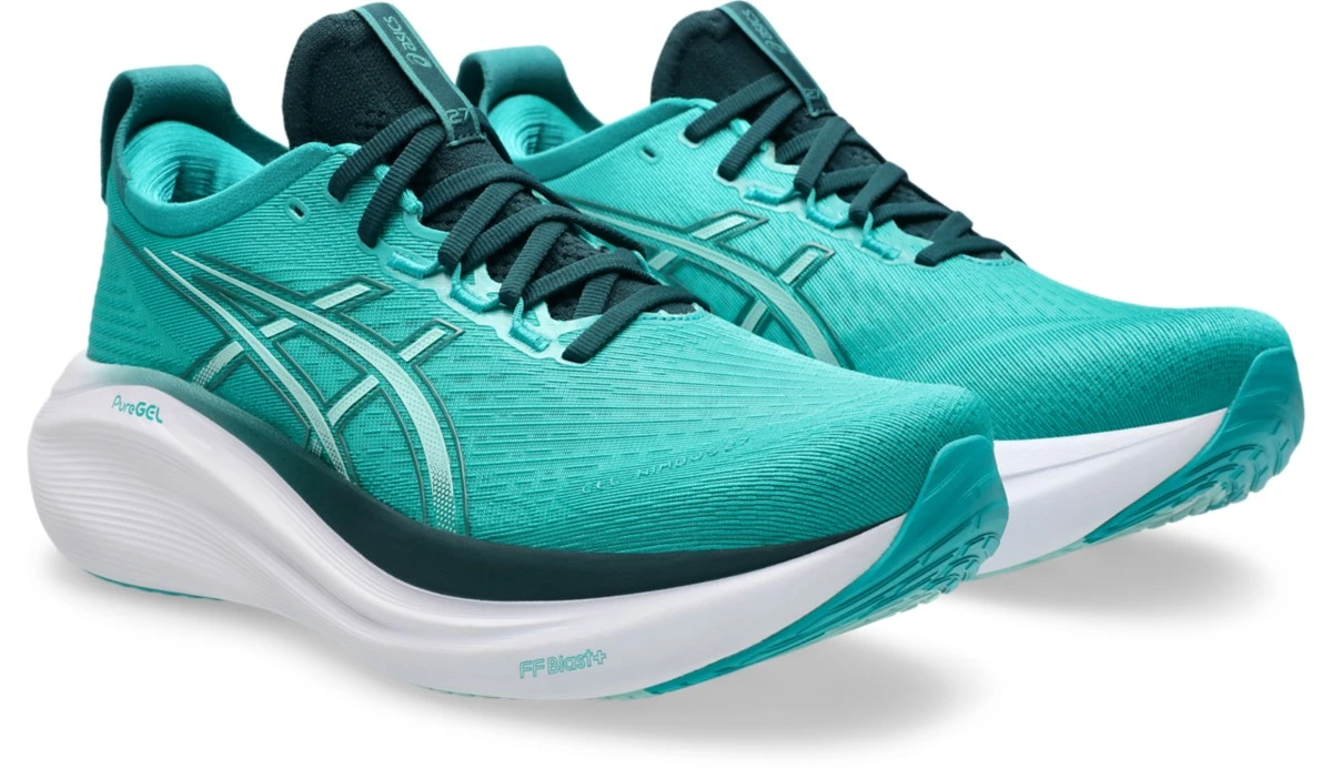 Giày chạy bộ Asics Gel Nimbus 27 Teal 1011B958-400 — ảnh 2