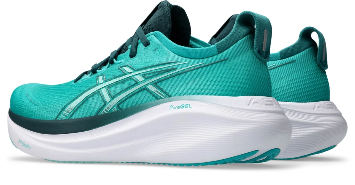 Giày chạy bộ Asics Gel Nimbus 27 Teal 1011B958-400 — ảnh 3