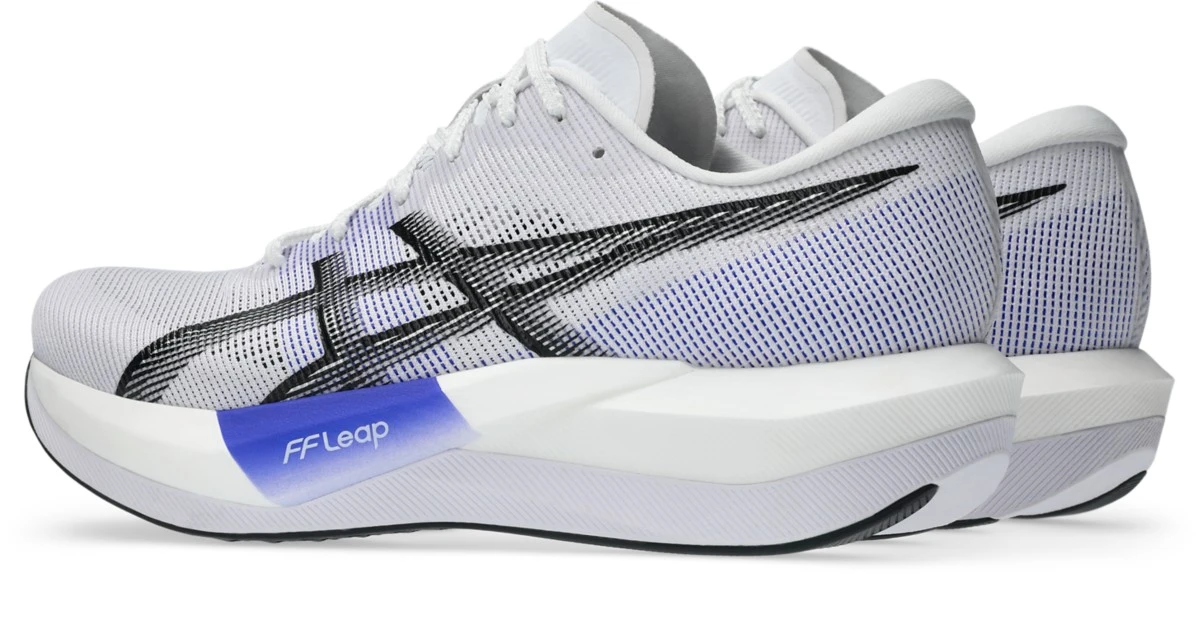 Giày chạy bộ Asics Magic Speed 5 White Black 1013A183-100 — ảnh 3