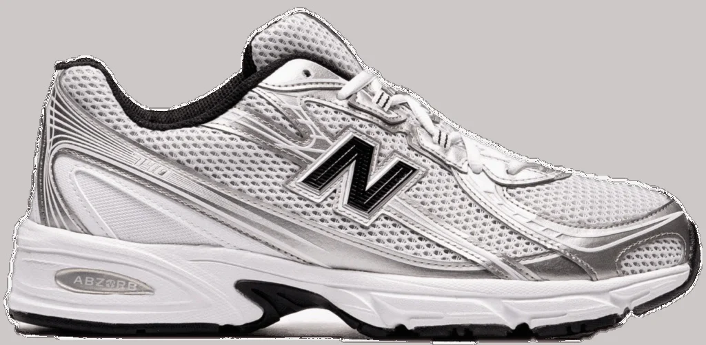 New Balance 740 White Silver Metallic Navy – Box thay thế U740NW2 — ảnh 1