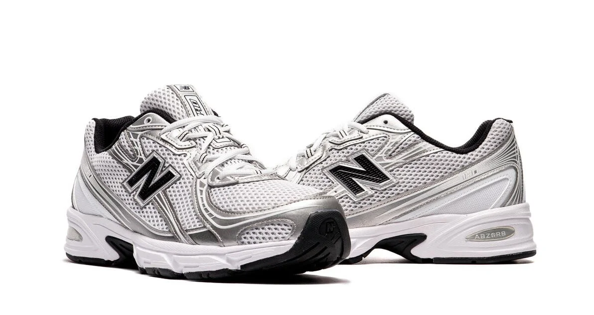 New Balance 740 White Silver Metallic Navy – Box thay thế U740NW2 — ảnh 4