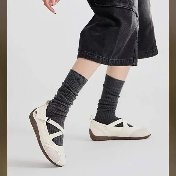 Jeep Mary Jane Toe Ballet Trắng P661W13310 — ảnh 3