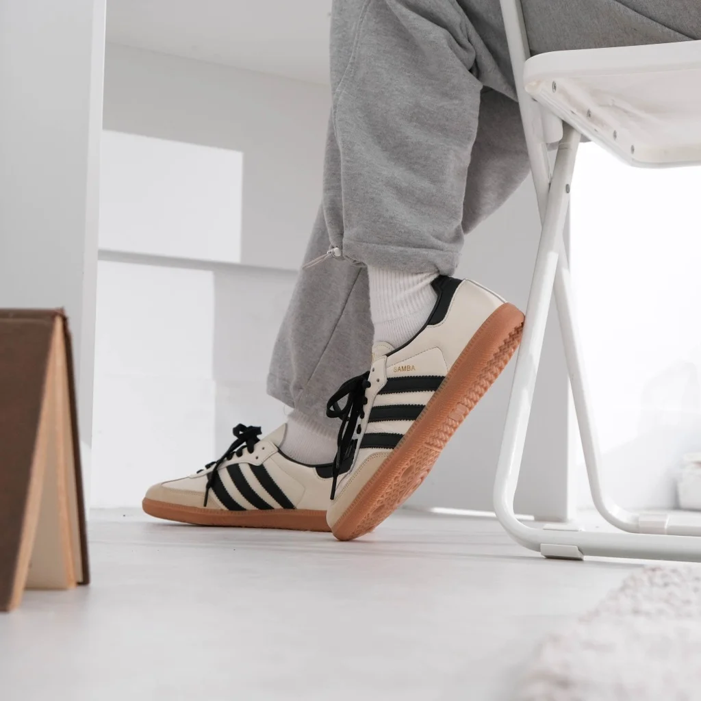 Adidas Samba OG 'Cream White / Sand Strata' ID0478 — ảnh 4