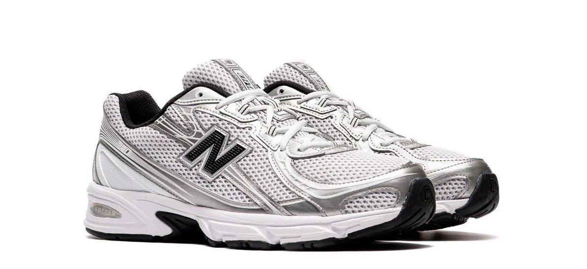 New Balance 740 White Silver Metallic Navy – Box thay thế U740NW2 — ảnh 2