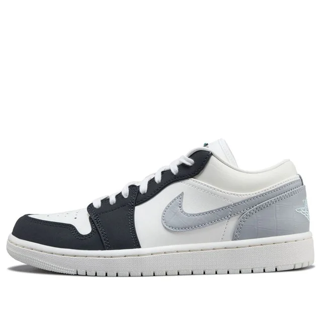 Air Jordan 1 Low Sail Smoke Grey Turquoise Stone IO2242-101 — ảnh 1