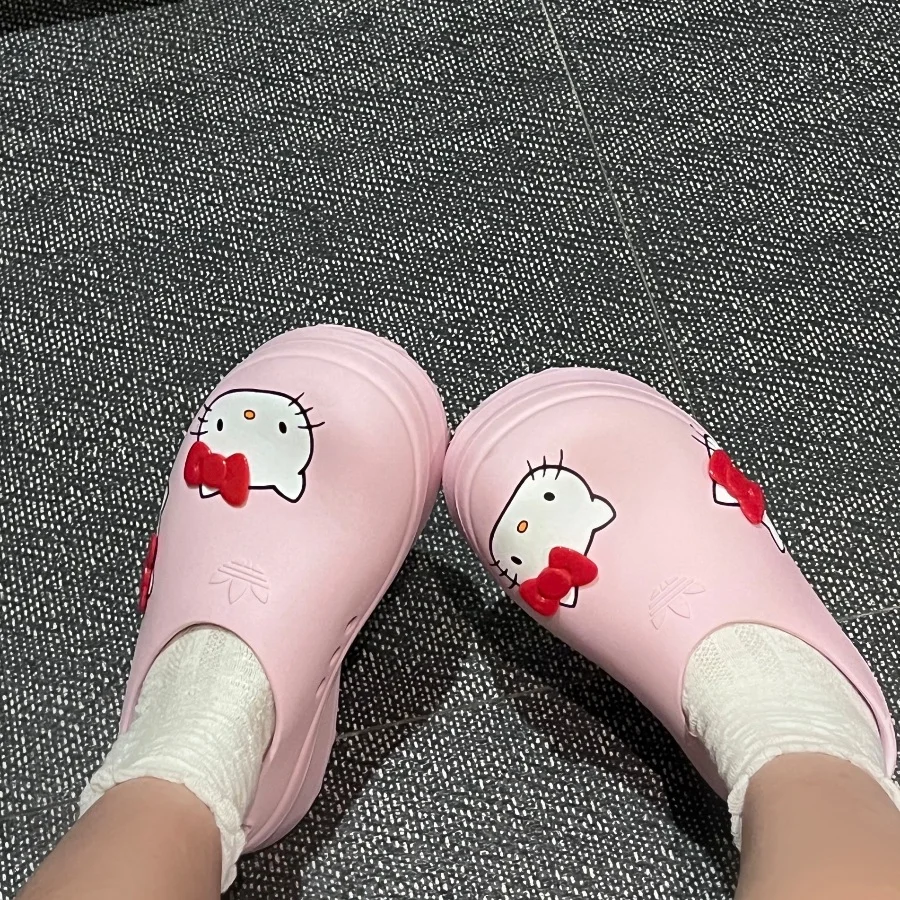 Adidas Adifom Stan Smith Mule Hello Kitty Pink IG4446 — ảnh 2