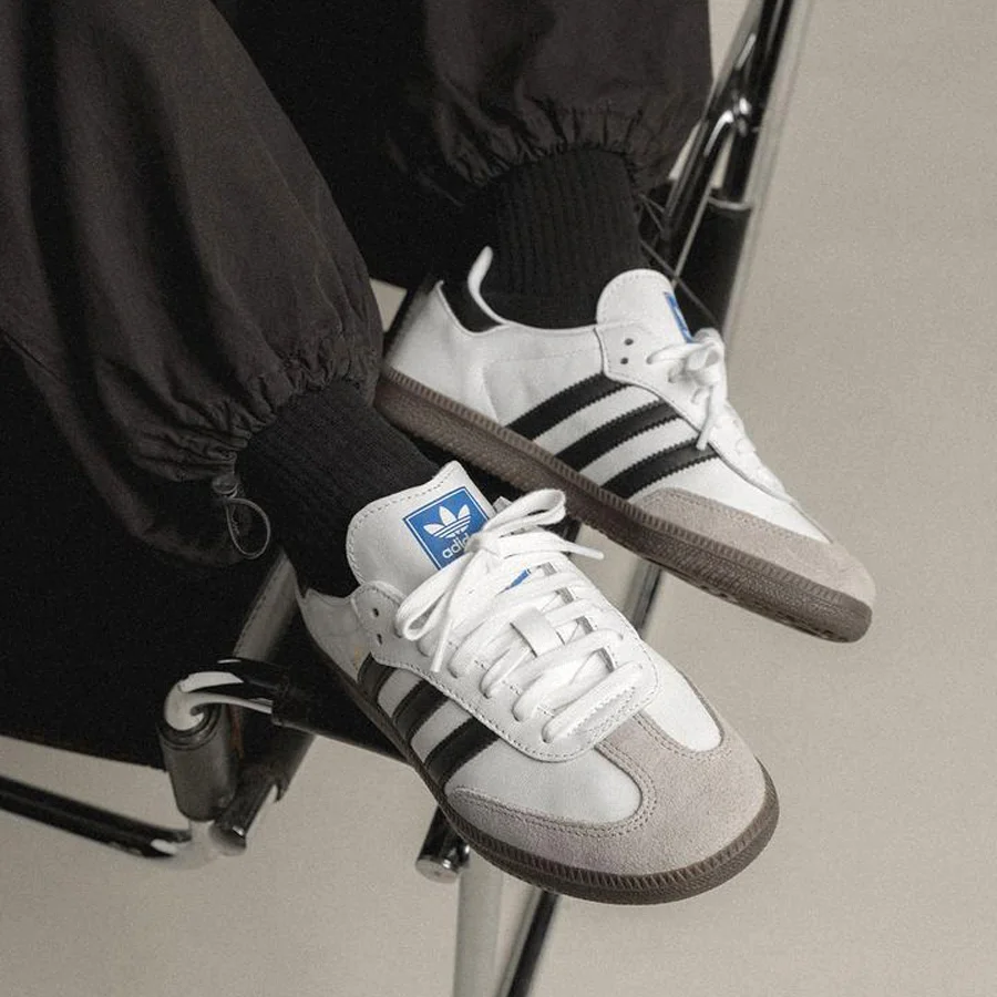 Adidas SamBa OG J 'White' IE3675 — ảnh 5