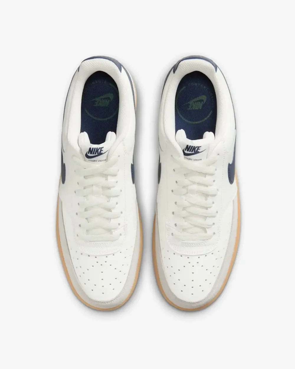 Nike Court Vision Low White Navy HF1068-133 — ảnh 4