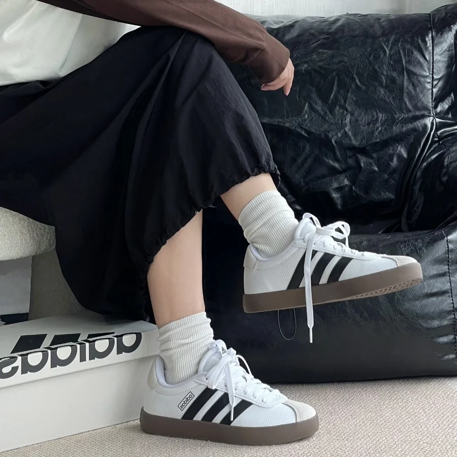 Adidas VL Court 3.0 White Black ID8797 — ảnh 4